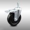 Service Caster 5 Inch SS Hard Rubber Swivel 3/8 Inch Threaded Stem Caster with Total Lock Brake SCC-SSTSTTL20S514-HRS-381615 - alternate 1